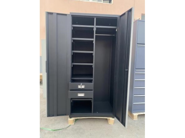 Multifunctional double door matangkad na gabinete