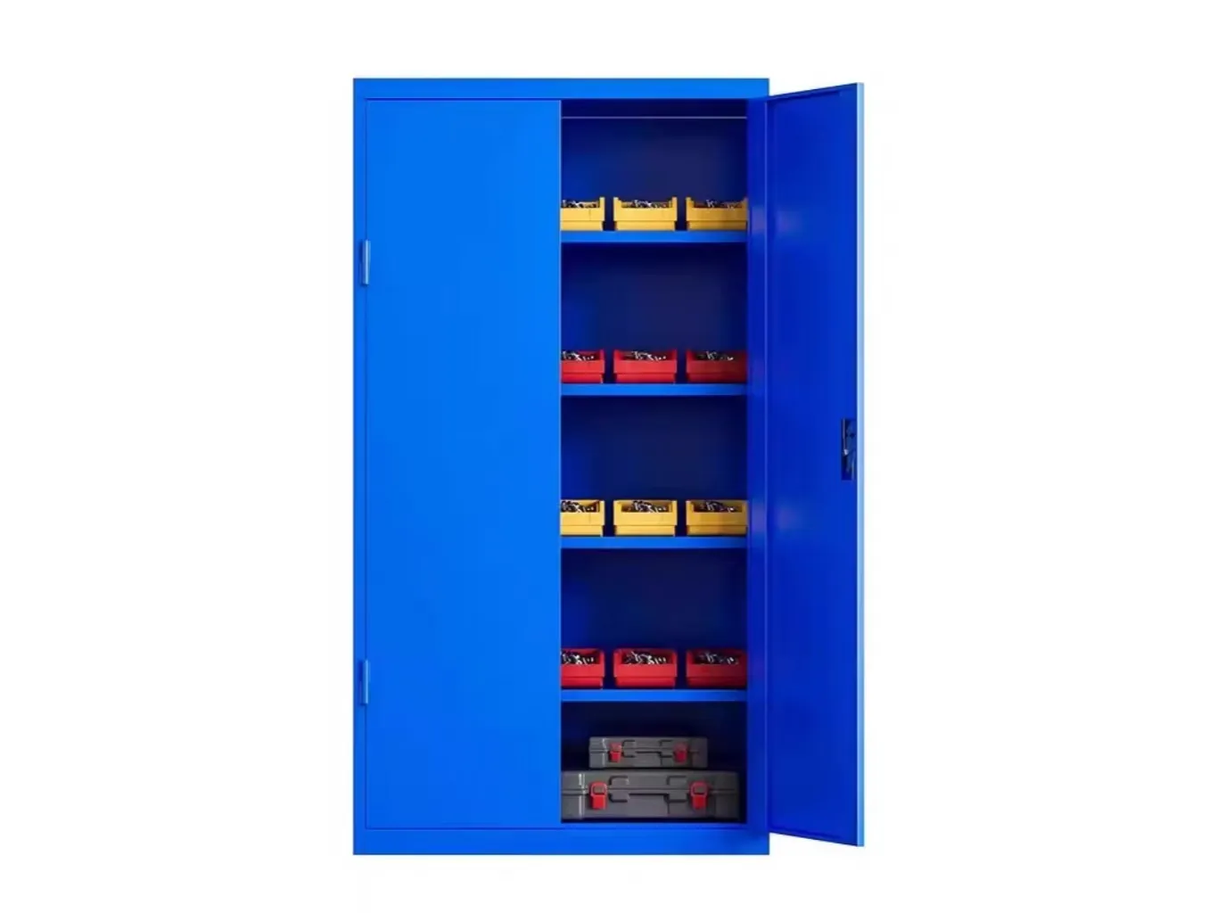 Multifunctional double door matangkad na gabinete