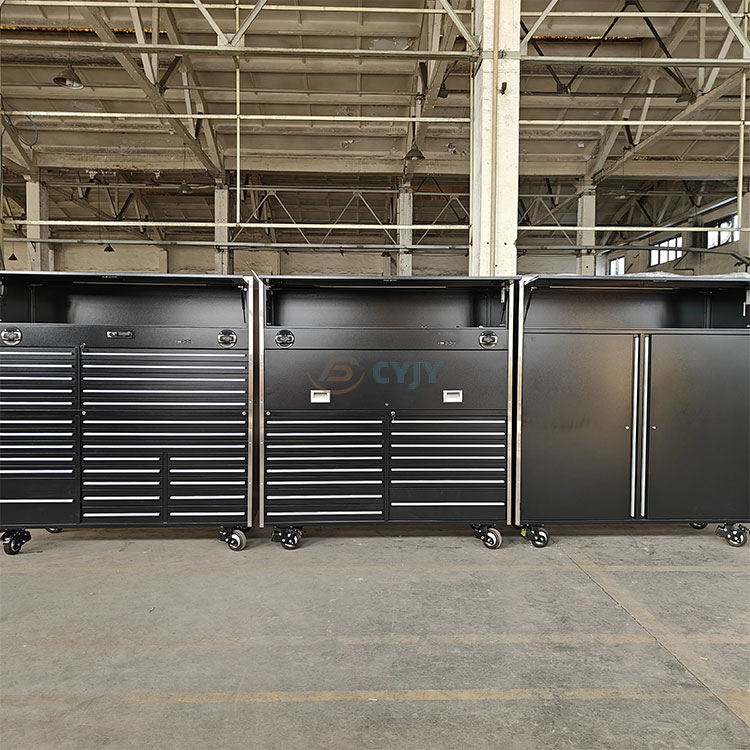 Black Spray Painted Heavy duty Tool Cabinet