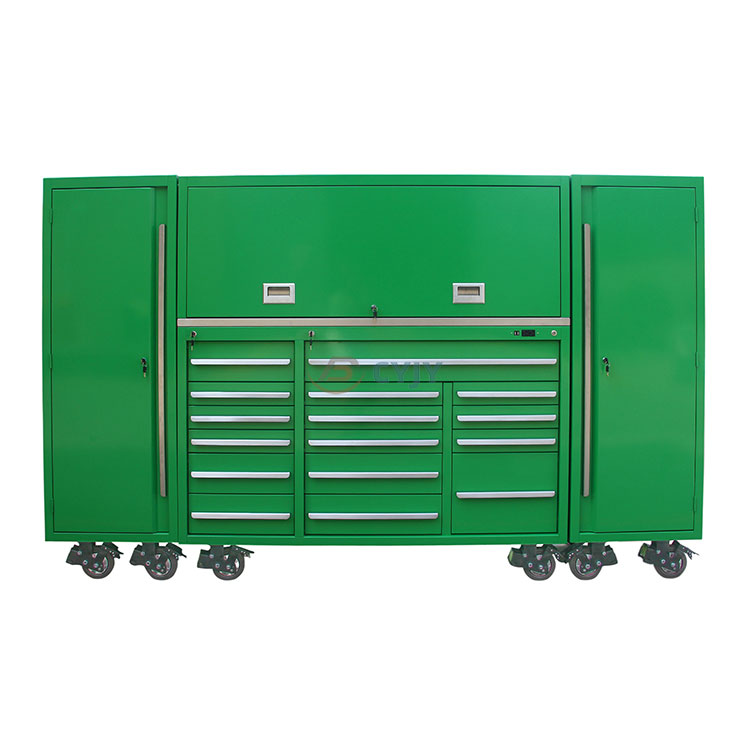 Kumbinasyon ng Rolling Metal Tool Cabinet